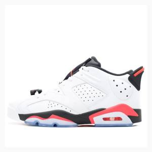 Air Jordan 6 Barbati Nike Retro Low Infrared Adidași Albi Negrii Rosii | JD-682AK