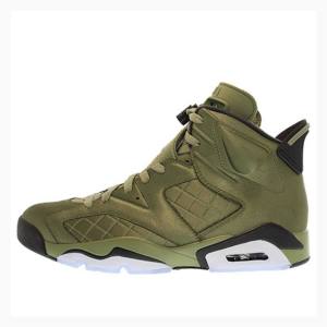 Air Jordan 6 Barbati Nike Retro Pinnacle Flight Jacket – Palm Ghete Baschet Verzi | JD-245MG