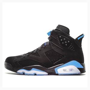 Air Jordan 6 Barbati Nike Retro UNC – Univeristy Ghete Baschet Negrii Albastri | JD-674YM