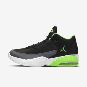 Air Jordan Barbati Nike Max Aura 3 Ghete Baschet Negrii Gri Albi Verzi | NK739NMI