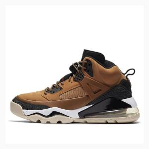 Air Jordan Barbati Nike Spizike 270 Boot Wheat Ghete Baschet Negrii Maro | JD-623AC