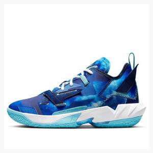 Air Jordan Barbati Nike Why Not Zer0.4 PF Trust And Loyalty Ghete Baschet Albastri Bleumarin | JD-482ZS