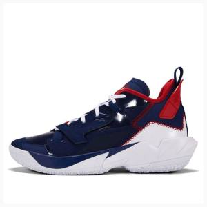 Air Jordan Barbati Nike Why Not Zer0.4 PF Void Ghete Baschet Albastri Rosii | JD-729QU