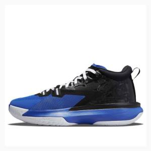 Air Jordan Barbati Nike Zion 1 PF Ghete Baschet Negrii Albastri | JD-410EF