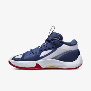 Air Jordan Barbati Nike Zoom Separate Bleumarin Albi Rosii Aurii | NK895XWY