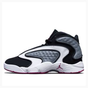 Air Jordan Dama Nike OG Fuchsia Ghete Baschet Negrii Gri | JD-160VB