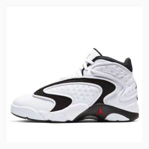 Air Jordan Dama Nike OG Ghete Baschet Albi Negrii | JD-758FG