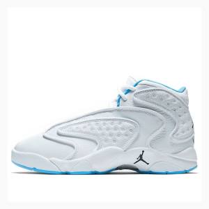 Air Jordan Dama Nike OG UNC Ghete Baschet Albi Albastri | JD-281HP