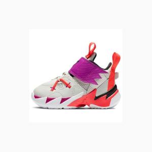 Air Jordan Dama Nike Why Not Zer03 SE 3 TD Ghete Baschet Gri Violet Rosii | JD-534PZ