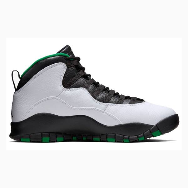 Air Jordan 10 Barbati Nike Retro Seattle Ghete Baschet Verzi Negrii Albi | JD-250RT