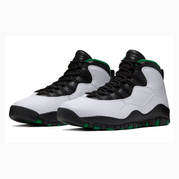 Air Jordan 10 Barbati Nike Retro Seattle Ghete Baschet Verzi Negrii Albi | JD-250RT