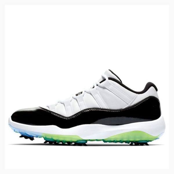 Air Jordan 11 Barbati Nike Low Golf Concord Adidași Albi Negrii | JD-037JK