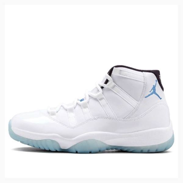 Air Jordan 11 Barbati Nike Retro Columbia Legend Ghete Baschet Albi Albastri | JD-379CO