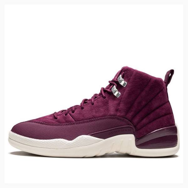 Air Jordan 12 Barbati Nike Retro Bordeaux Ghete Baschet Roz | JD-648LQ