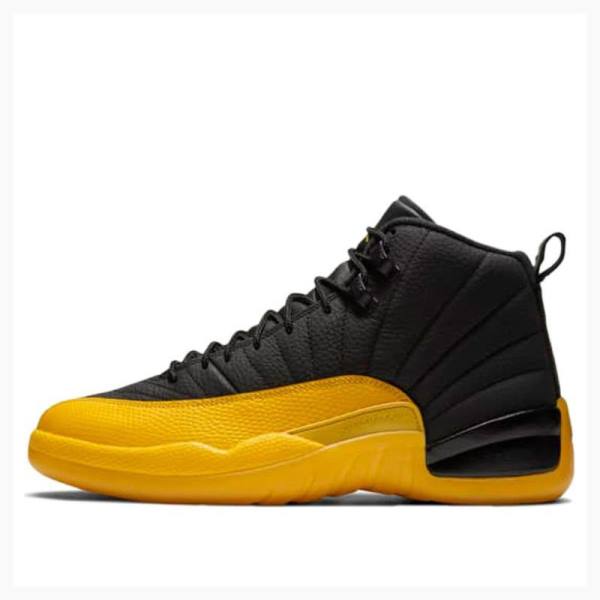 Air Jordan 12 Barbati Nike Retro Ghete Baschet Aurii Negrii | JD-401WY