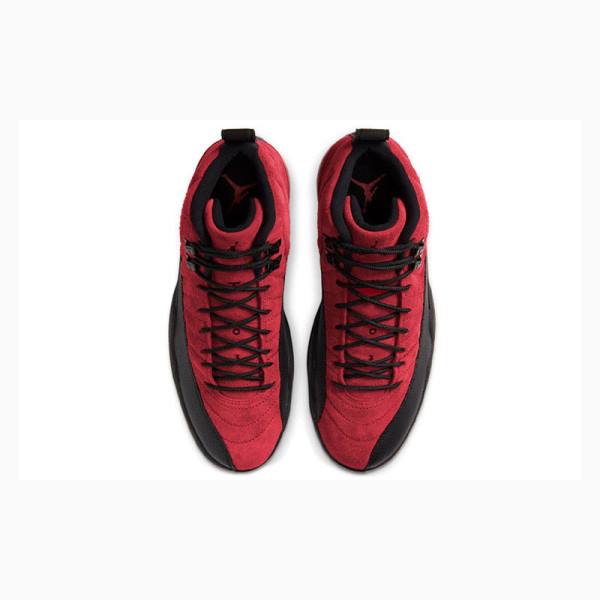 Air Jordan 12 Barbati Nike Retro Reverse Flu Game Ghete Baschet Negrii Rosii | JD-379AP