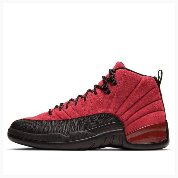 Air Jordan 12 Barbati Nike Retro Reverse Flu Game Ghete Baschet Negrii Rosii | JD-379AP