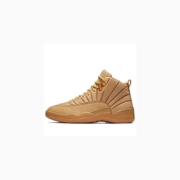 Air Jordan 12 Dama Nike Retro PSNY Wheat Ghete Baschet Maro | JD-584XA