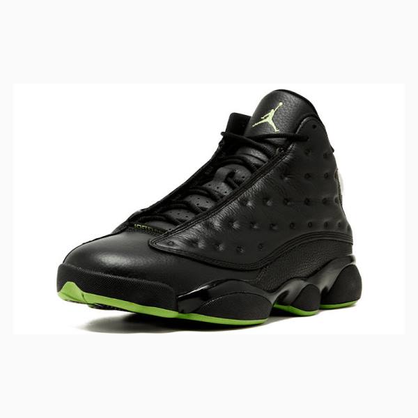 Air Jordan 13 Barbati Nike Retro Altitude Ghete Baschet Negrii Verzi | JD-724FB