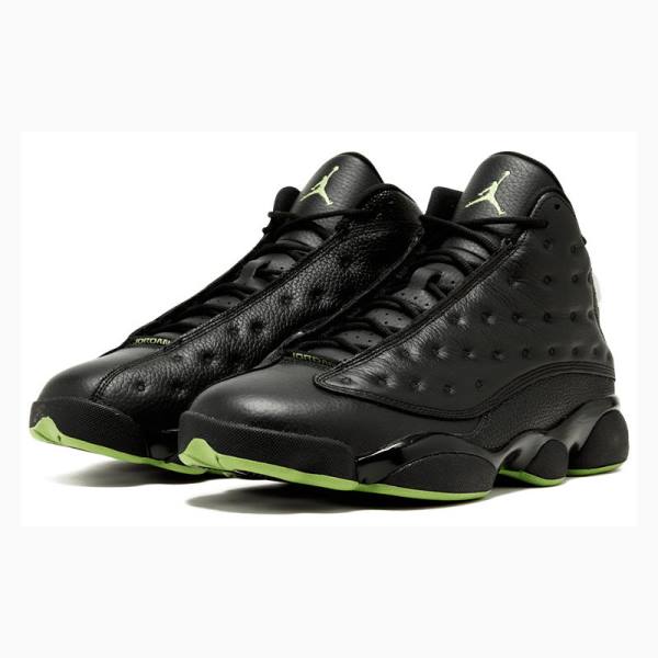 Air Jordan 13 Barbati Nike Retro Altitude Ghete Baschet Negrii Verzi | JD-724FB