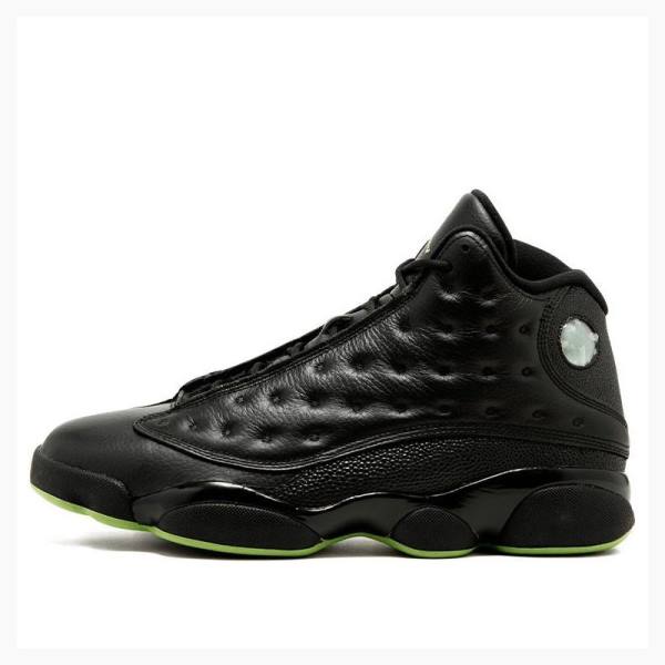 Air Jordan 13 Barbati Nike Retro Altitude Ghete Baschet Negrii Verzi | JD-724FB