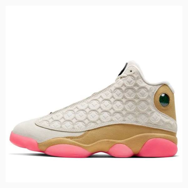 Air Jordan 13 Barbati Nike Retro CNY Chinese New Year Ghete Baschet Roz Gri Maro | JD-607PX