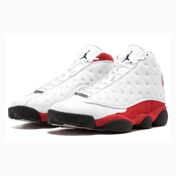 Air Jordan 13 Barbati Nike Retro Chicago 2017 Ghete Baschet Albi Rosii | JD-724EA