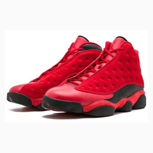 Air Jordan 13 Barbati Nike Retro Chinese Singles Day Ghete Baschet Rosii Negrii | JD-680VW