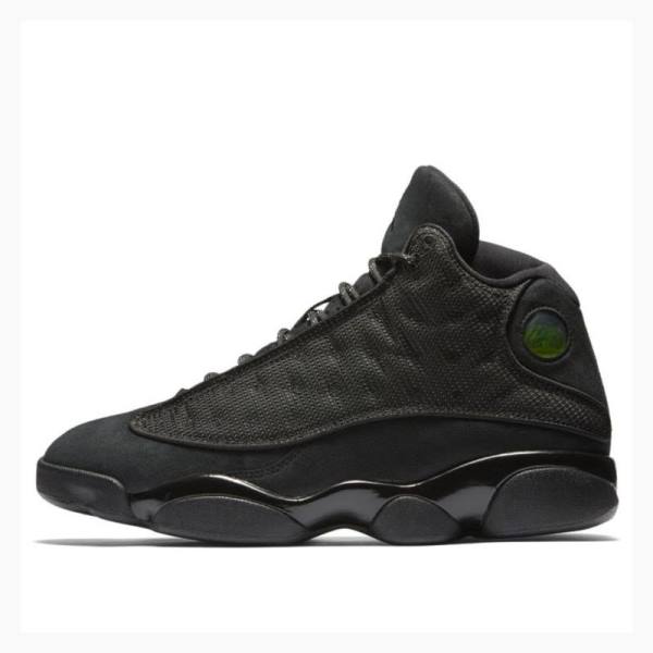 Air Jordan 13 Barbati Nike Retro Ghete Baschet Negrii | JD-785XZ