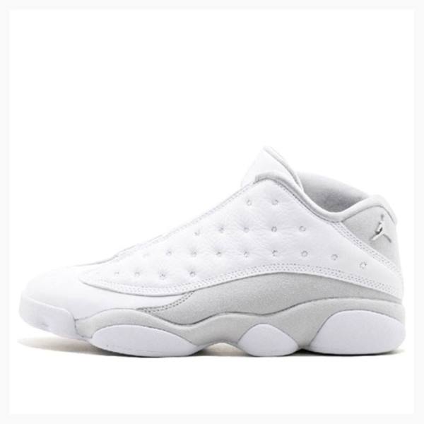 Air Jordan 13 Barbati Nike Retro Low Pure Money Adidași Albi | JD-580PD