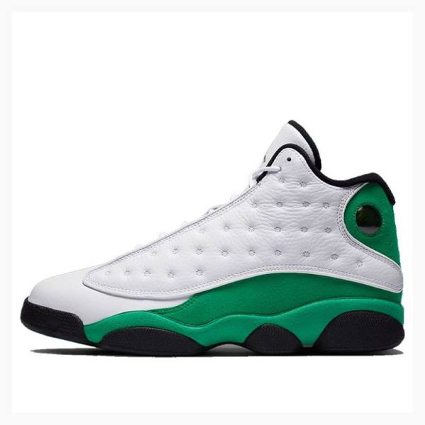 Air Jordan 13 Barbati Nike Retro Lucky Ghete Baschet Albi Verzi | JD-620DC