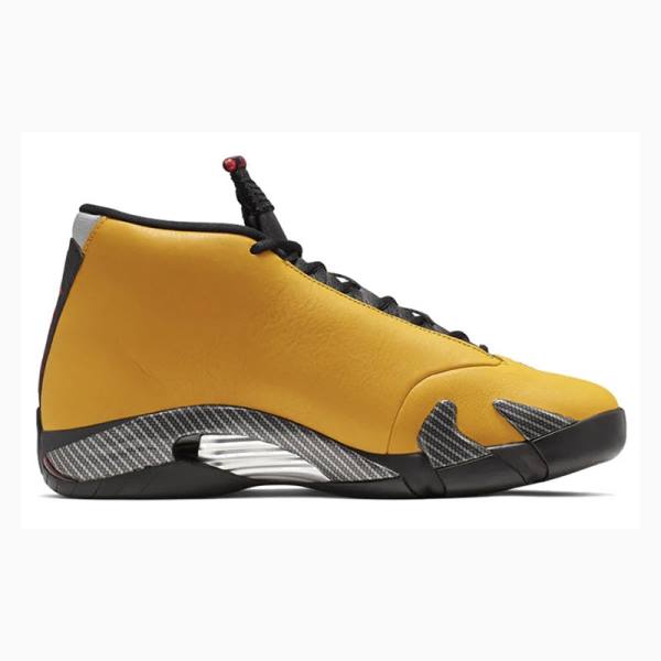 Air Jordan 14 Barbati Nike Retro Ferrari Ghete Baschet Aurii Negrii | JD-351ZV