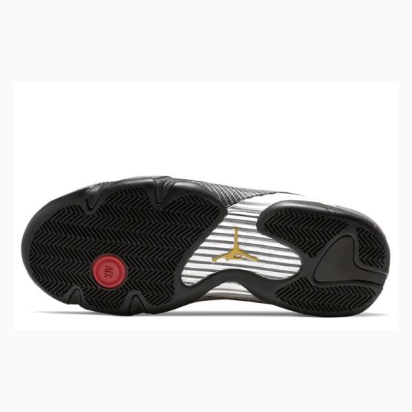 Air Jordan 14 Barbati Nike Retro Ferrari Ghete Baschet Aurii Negrii | JD-351ZV