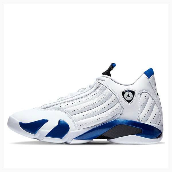 Air Jordan 14 Barbati Nike Retro Hyper Royal Ghete Baschet Albi Albastri | JD-507KG