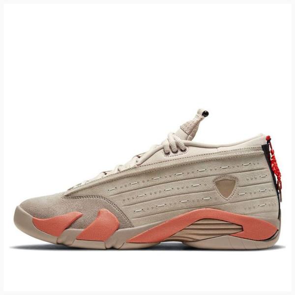 Air Jordan 14 Barbati Nike Retro Low CLOT Terra Blush Adidași Gri Portocalii | JD-173ID