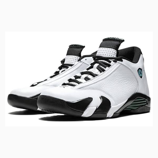 Air Jordan 14 Barbati Nike Retro Oxidized Ghete Baschet Albi Negrii | JD-475EQ