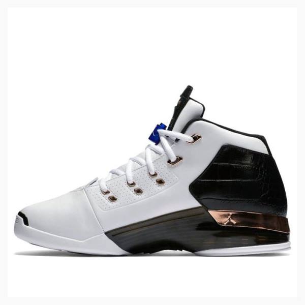 Air Jordan 17 Barbati Nike Retro Copper Ghete Baschet Albi Negrii | JD-302TI