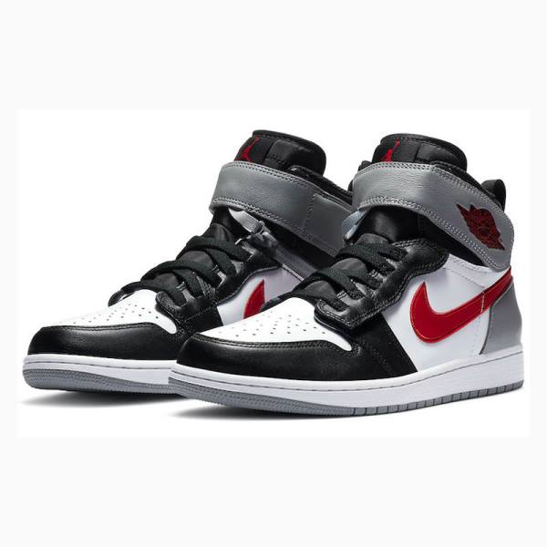 Air Jordan 1 Barbati Nike Flyease Particle Ghete Baschet Negrii Rosii Argintii | JD-805TR