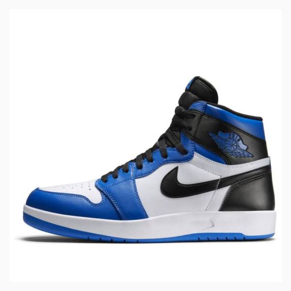 Air Jordan 1 Barbati Nike High The Return Soar Ghete Baschet Negrii Albastri | JD-874HD