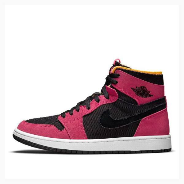 Air Jordan 1 Barbati Nike High Zoom Confort Fireberry Ghete Baschet Violet Negrii | JD-371FU