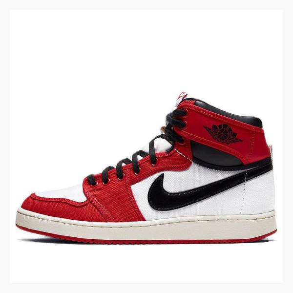 Air Jordan 1 Barbati Nike KO Chicago Chicago 2021 Edition Chicago Ghete Baschet Negrii Albi Rosii | JD-321WC