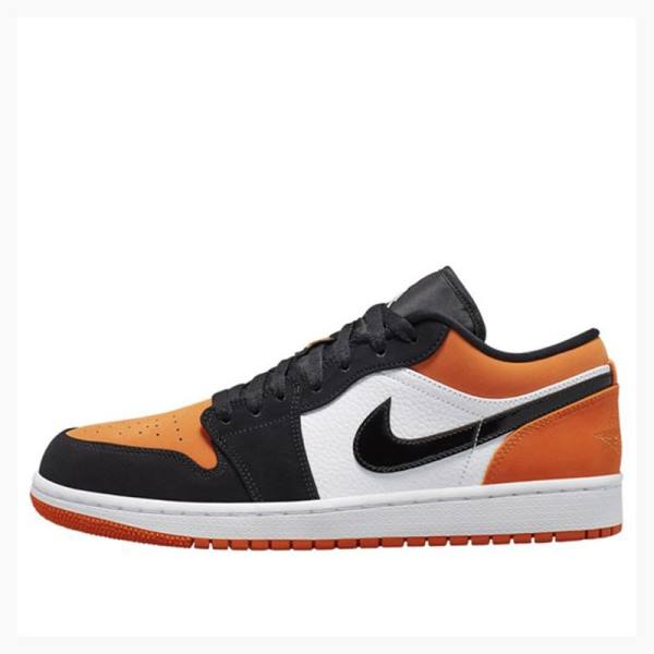 Air Jordan 1 Barbati Nike Retro Low Shattered Backboard Adidași Portocalii Negrii | JD-946JH