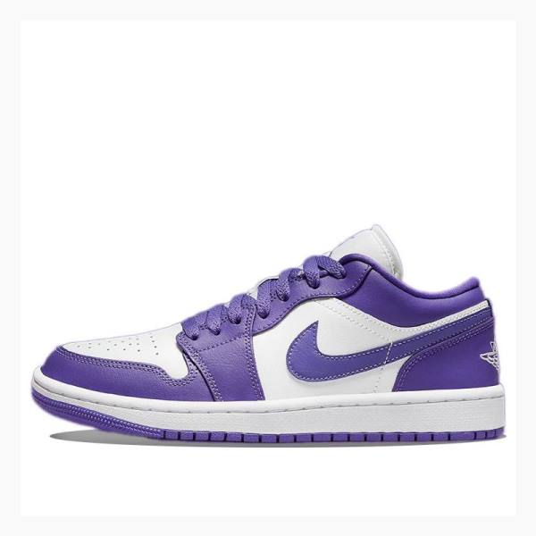 Air Jordan 1 Dama Nike Low Psychic Adidași Violet Albi | JD-910WS