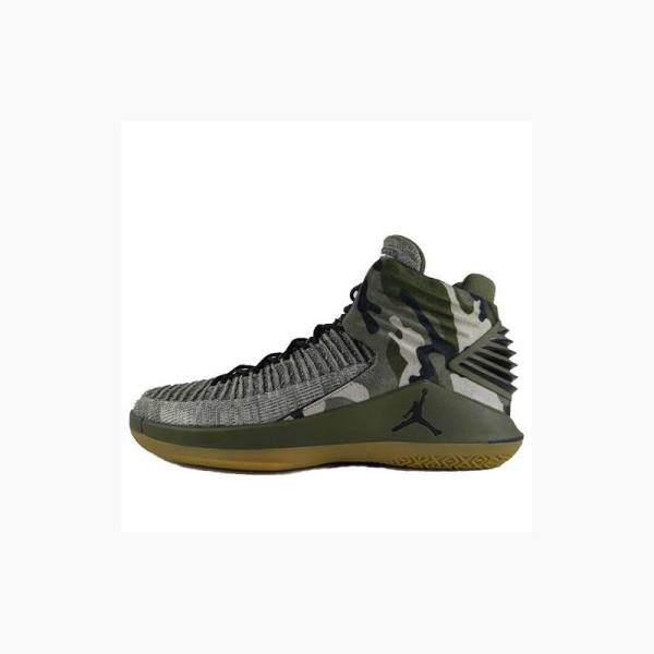 Air Jordan 32 Barbati Nike Veterans Day Ghete Baschet Masline Verzi | JD-478IP