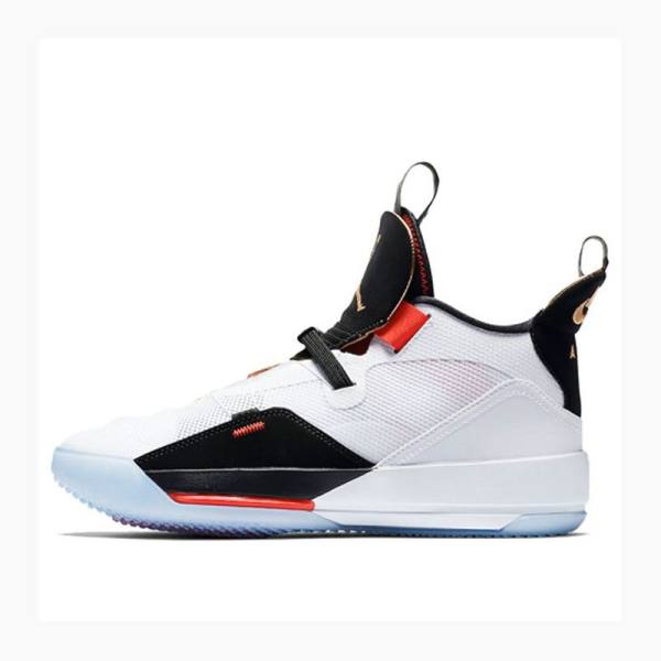 Air Jordan 33 Barbati Nike PF Future Flight Ghete Baschet Albi Negrii Rosii | JD-475SB