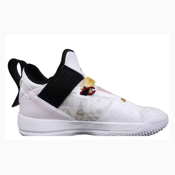 Air Jordan 33 Dama Nike Adidasi Alergare Negrii Albi | JD-154FT