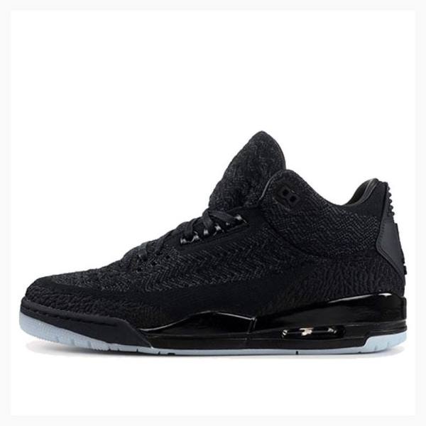 Air Jordan 3 Barbati Nike Flyknit Anthracite Ghete Baschet Negrii | JD-560WZ