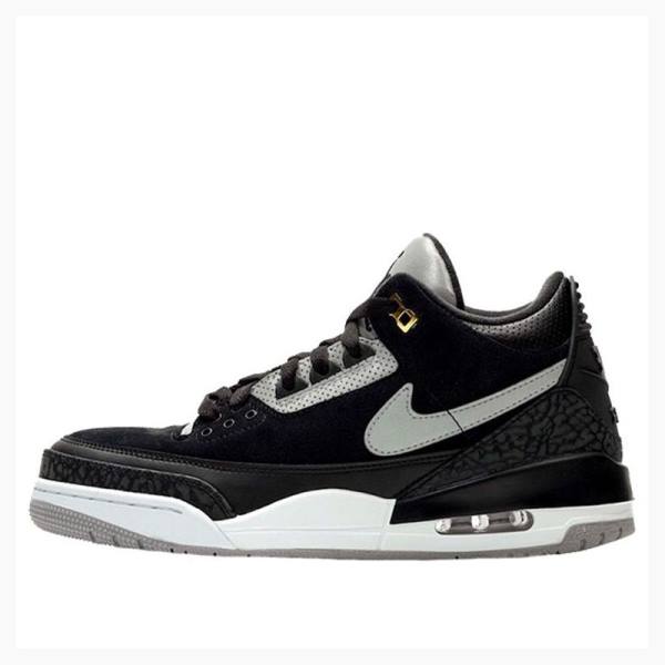 Air Jordan 3 Barbati Nike Retro Tinker Cement Ghete Baschet Negrii | JD-536UC