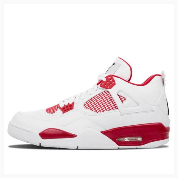 Air Jordan 4 Barbati Nike Retro Alternate 89 Ghete Baschet Albi Rosii | JD-460MD