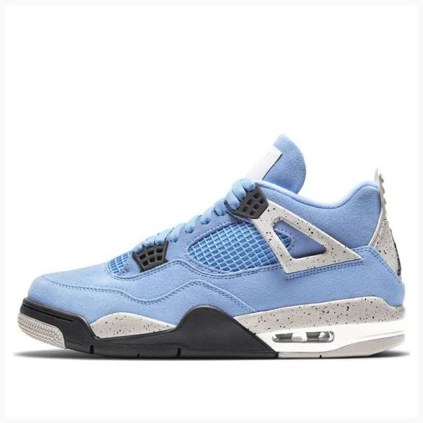 Air Jordan 4 Barbati Nike Retro Ghete Baschet Albastri | JD-415AX